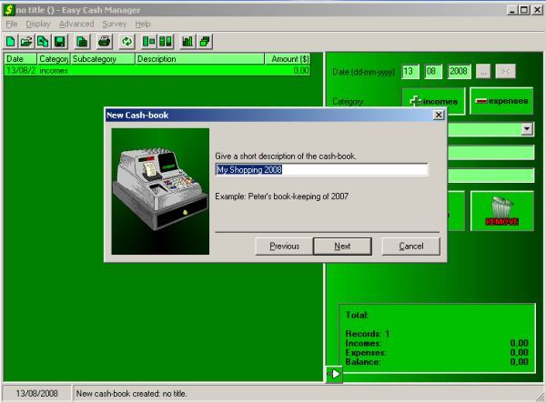Easy Cash Manager - Screenshot #2