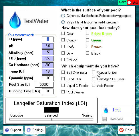 Water Testing Software Water Test latest version - Get best Windows software