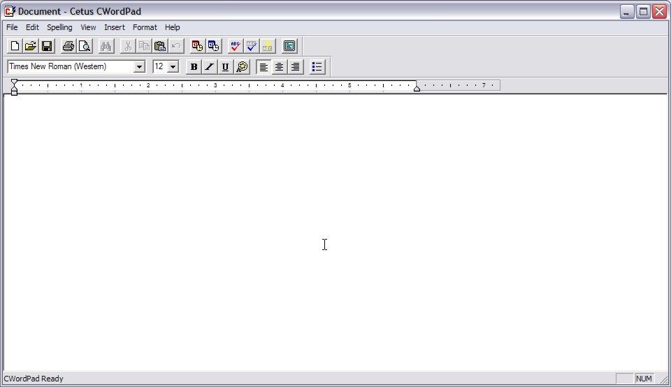 Cetus CWordPad - Screenshot #3