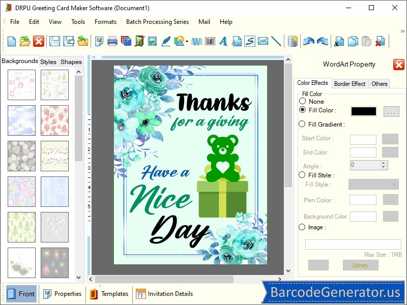 Designer Card Greeting Card Designer download for free - SoftDeluxe