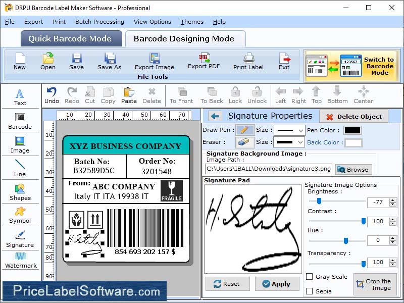 Barcode Label Software - Professional Edition latest version - Get best ...