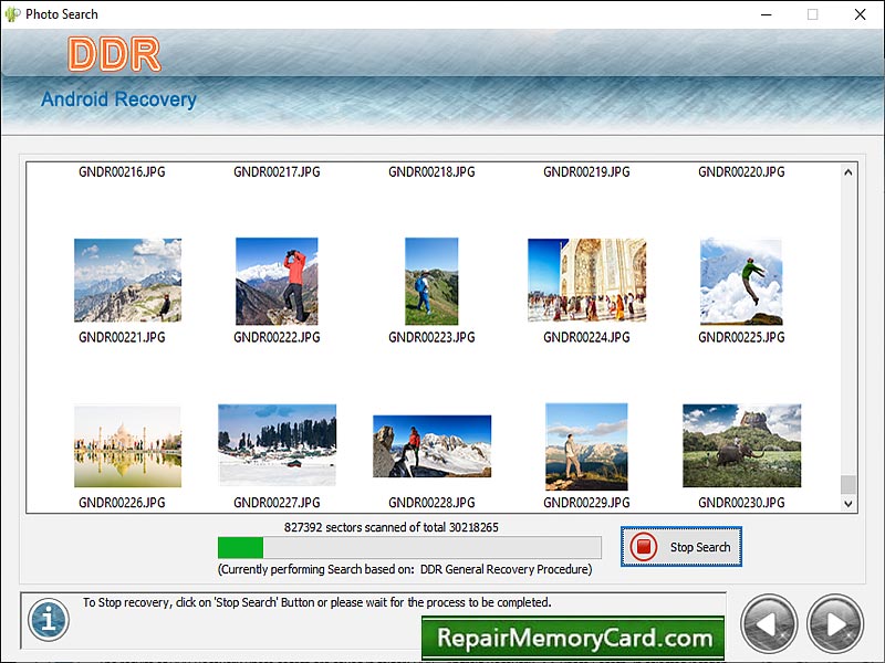 Android Data Recovery Software - Screenshot #10
