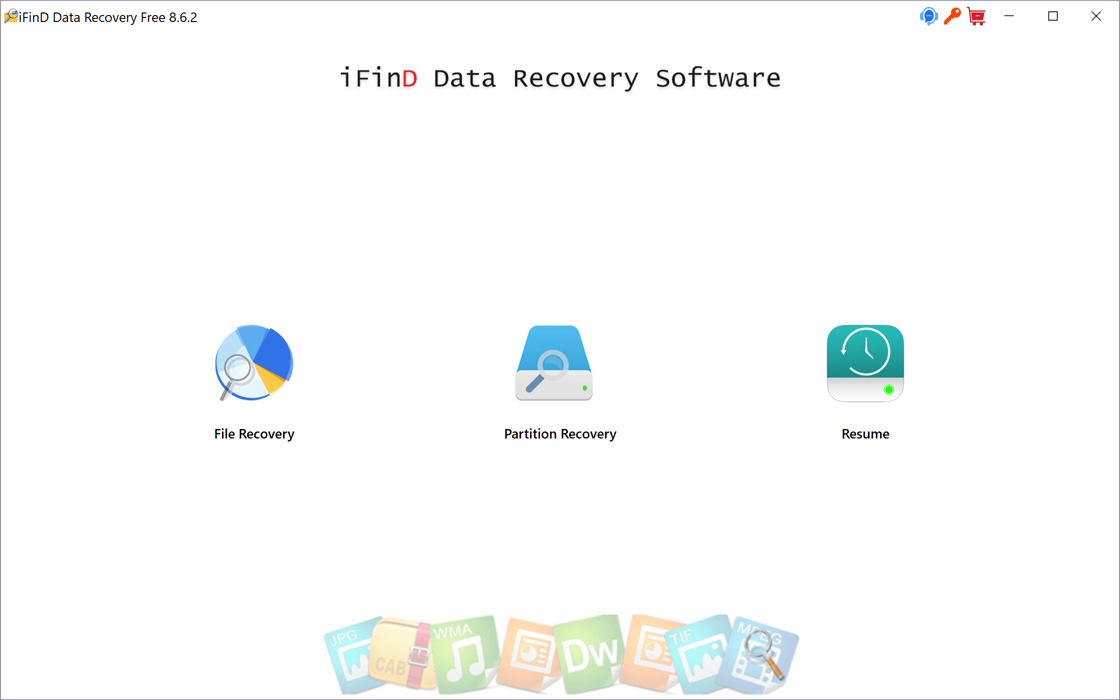 iFinD Data Recovery - Screenshot #1