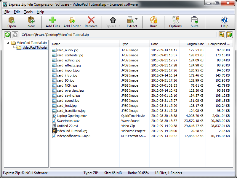 Express Zip File Compression Software - Screenshot #5