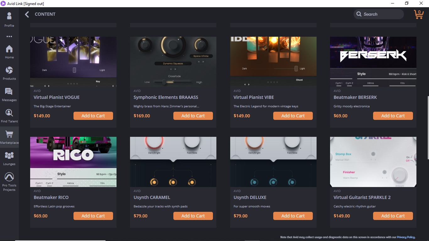 Avid Link - Screenshot #1