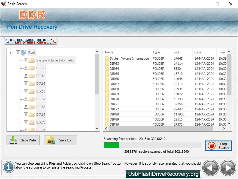 USB Flash Drive Data Recovery - Screenshot #5