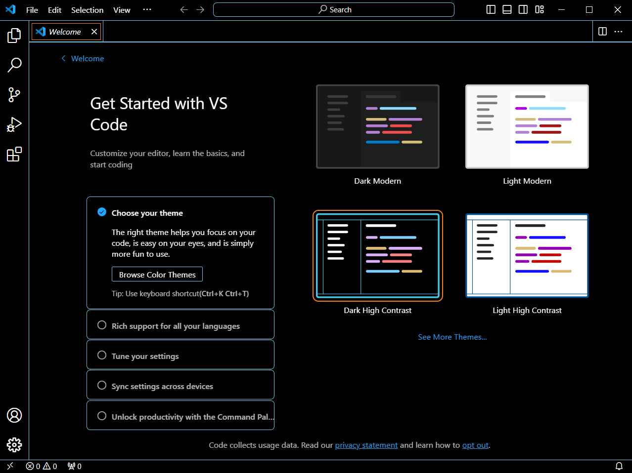 Microsoft Visual Studio Code - Screenshot #1