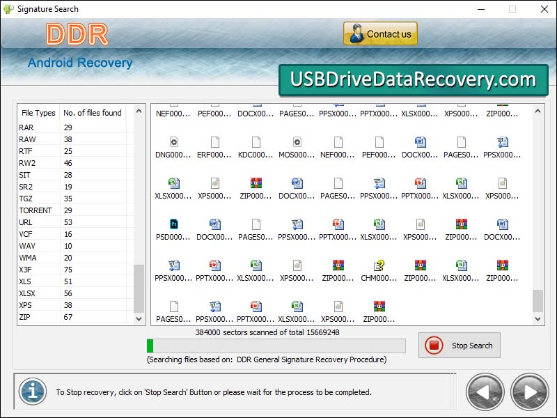 Android Data Recovery Software - Screenshot #7