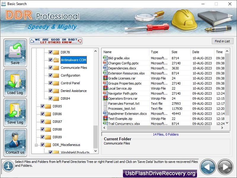 USB Flash Drive Data Recovery - Screenshot #2