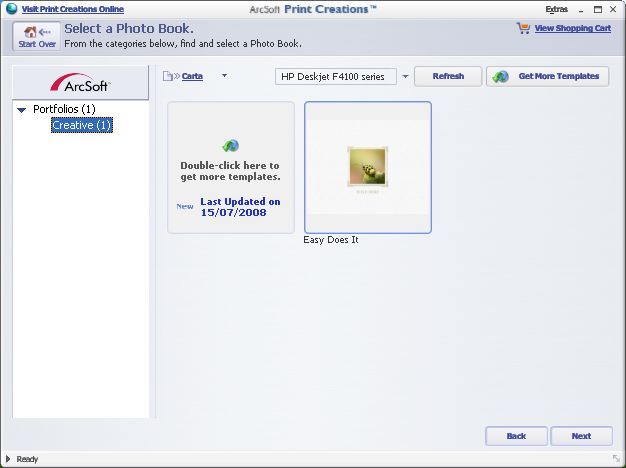 ArcSoft Print Creations - Photo Book - Screenshot #4