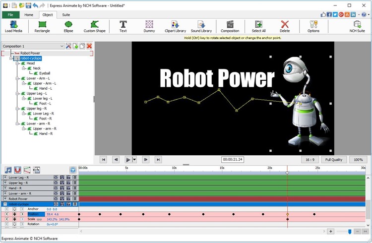 Express Animate Animation Software - Screenshot #1