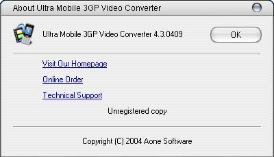 Ultra Mobile 3GP Video Converter - Screenshot #8