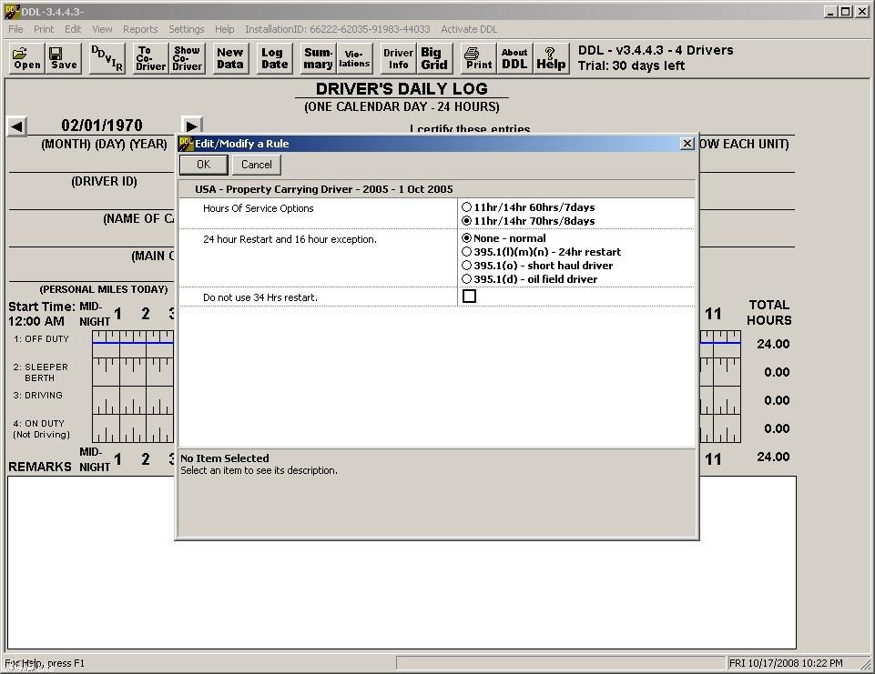 Drivers Daily Log - Screenshot #6