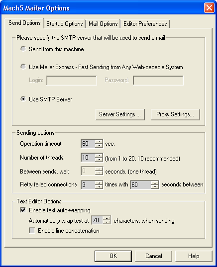 Mach5 Mailer - Screenshot #3