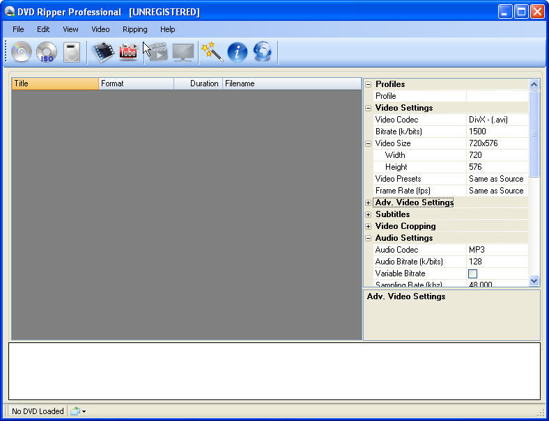 Jesterware DVD to PSP - Screenshot #1