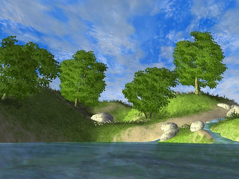 Forest Lake 3D Screensaver - Screenshot #7