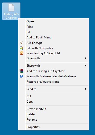 AES Crypt latest version - Get best Windows software