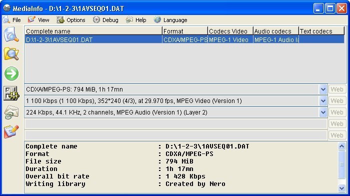 mediainfo audio channel python