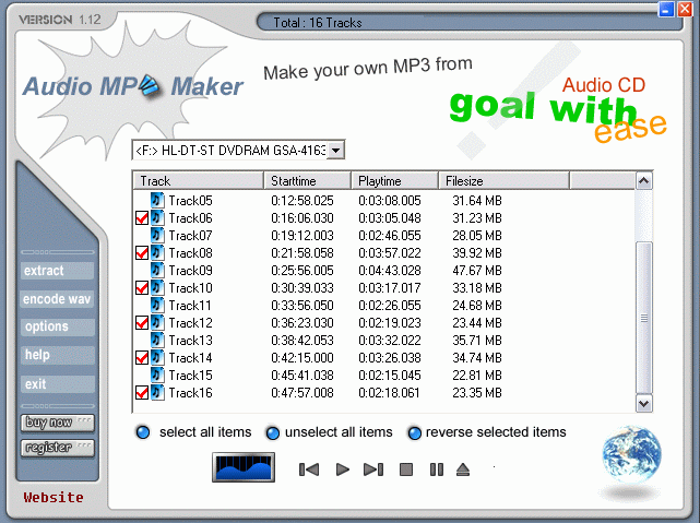 Audio MP3 Maker - Screenshot #3