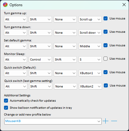 Gamma Control - Screenshot #1