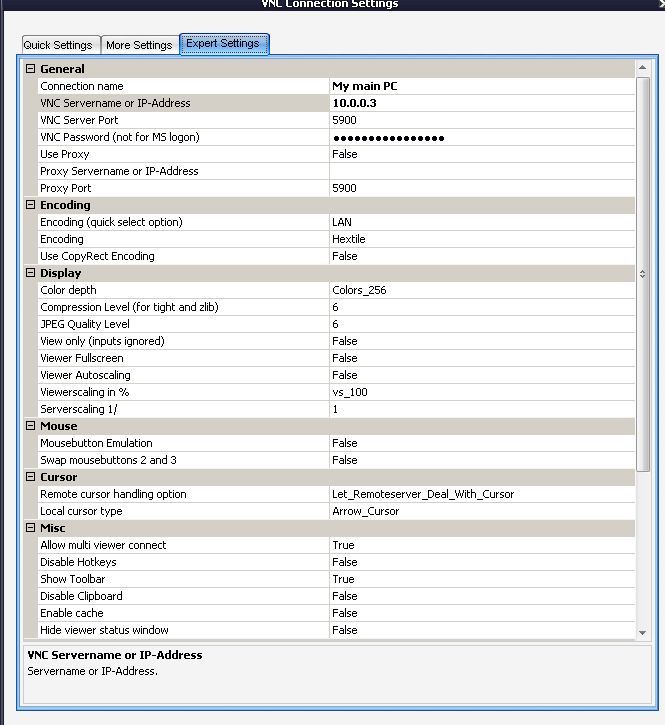 Vnc Address Book - Screenshot #7