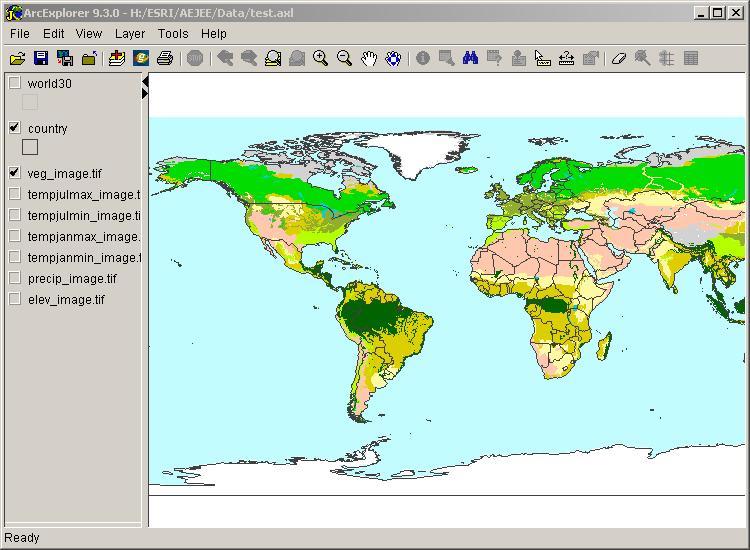 ArcExplorer Java Edition - Screenshot #5