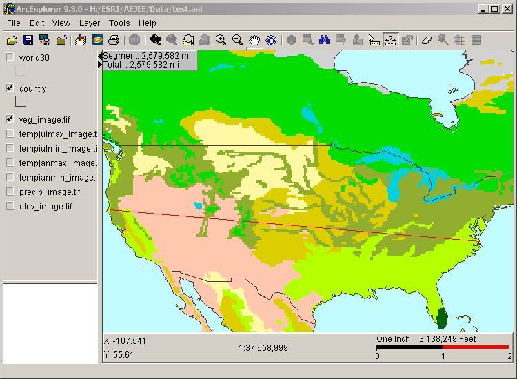 ArcExplorer Java Edition - Screenshot #4