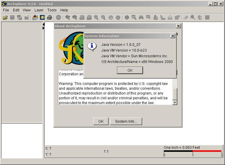 ArcExplorer Java Edition - Screenshot #3
