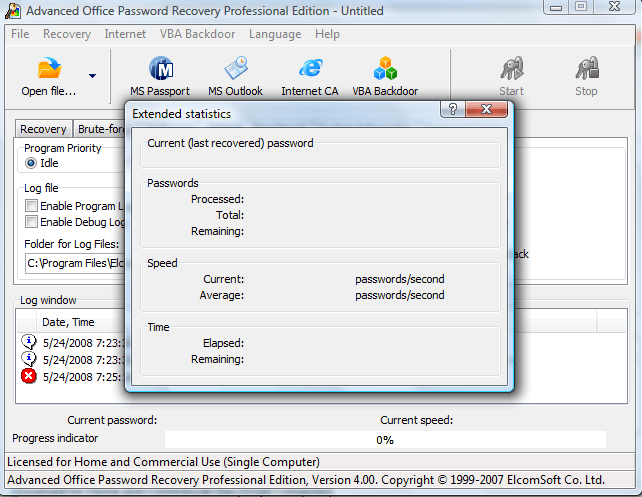 Advanced Office Password Recovery - Screenshot #22