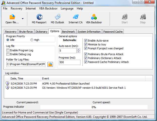 Advanced Office Password Recovery - Screenshot #21