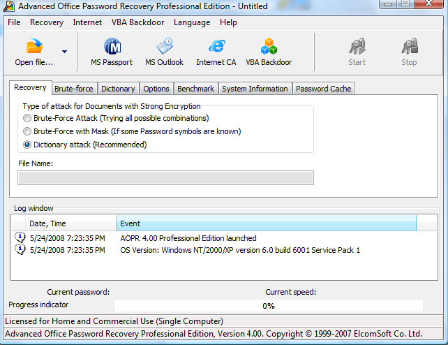 Advanced Office Password Recovery - Screenshot #20