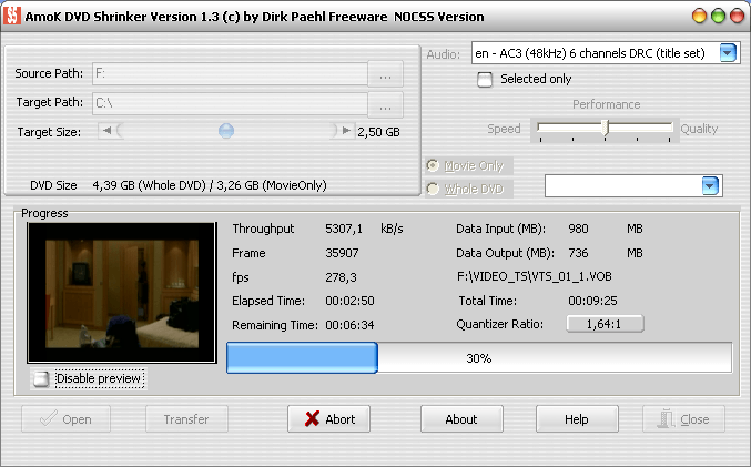 will amok dvd shrinker 1.50 work on windows 8.1