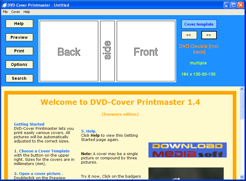 DVDCover Printmaster latest version Get best Windows software