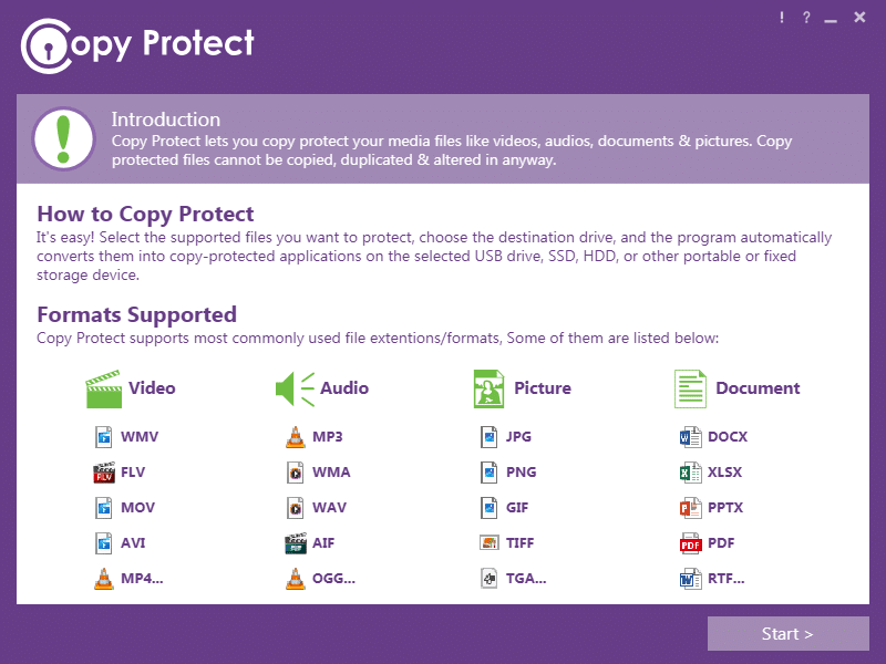 Copy Protect - Screenshot #1