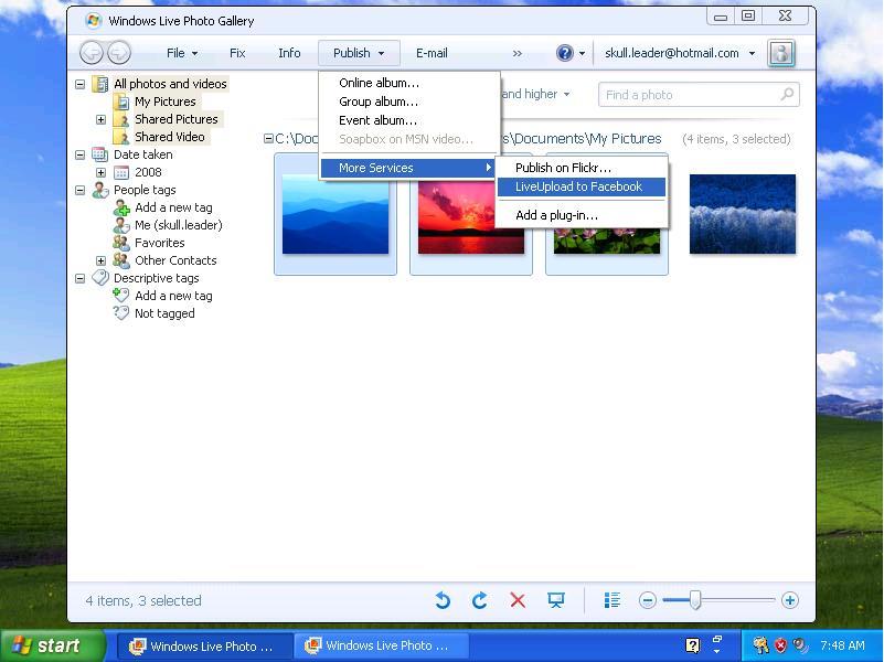 LiveUpload to Facebook - Screenshot #4