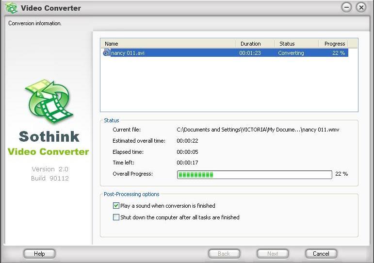 Sothink Video Converter - Screenshot #8