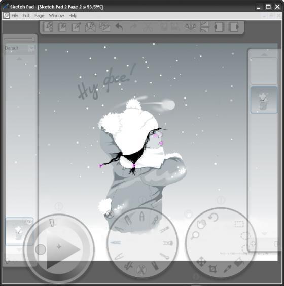 Corel Painter Sketch Pad - Screenshot #1