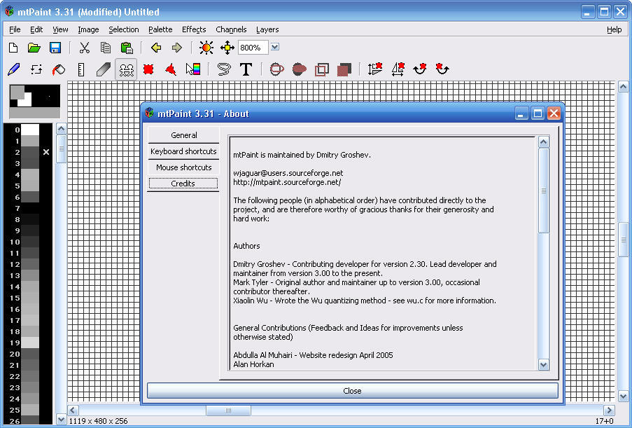 mtPaint - Screenshot #3