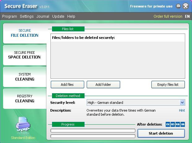 download the last version for windows ASCOMP Secure Eraser Professional 6.004