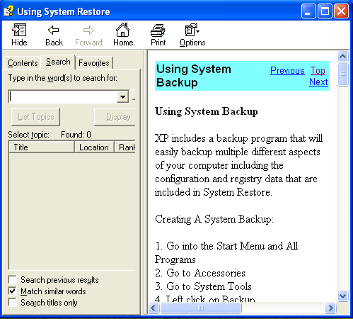 How To Use System Using System Restore latest version - Get best Windows software