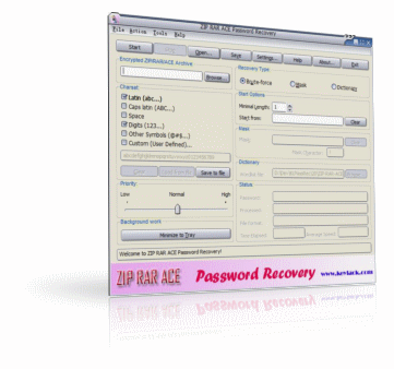 ZIP RAR ACE Password Recovery - Screenshot #6