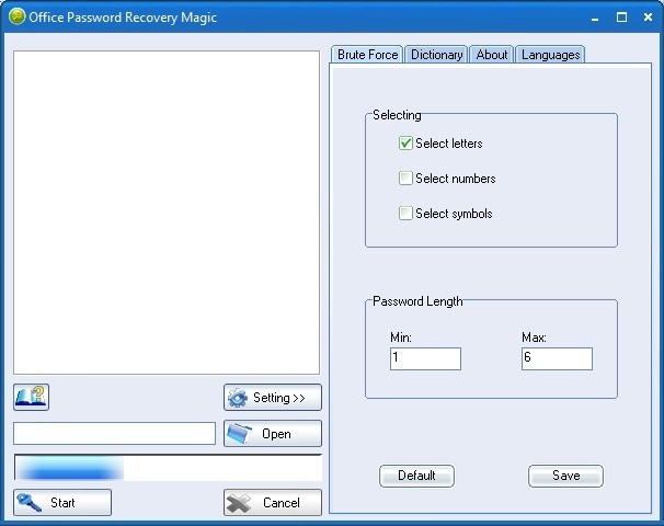 Office Password Recovery Magic - Screenshot #3