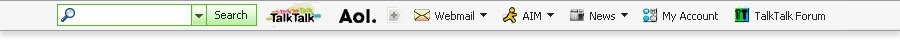 AOL TalkTalk Toolbar - Screenshot #1