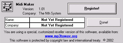 Midi Maker - Screenshot #1