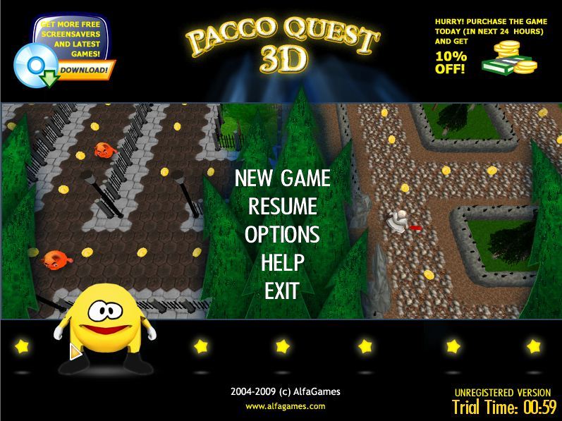 Pacco Quest 3D - Screenshot #4