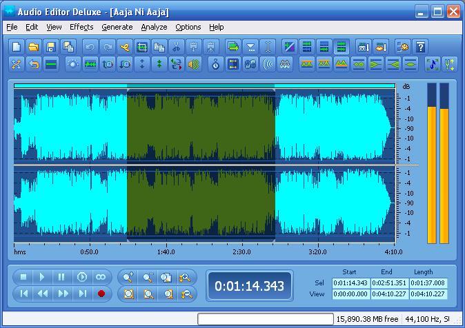 Audio Editor Deluxe - Screenshot #11