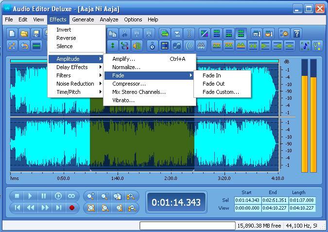 Audio Editor Deluxe - Screenshot #10