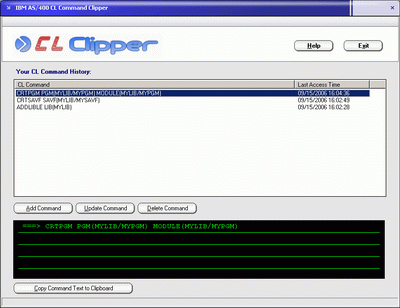 CL Command Clipper latest version - Get best Windows software