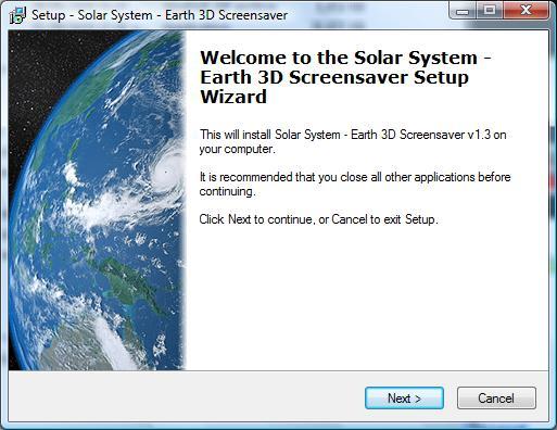 solar system 3d screensaver v1.0 multilingual